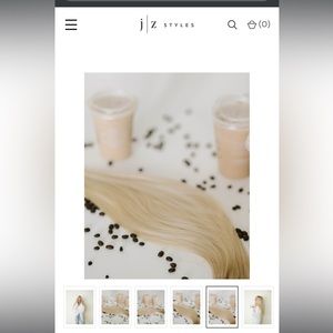 JZStyles Hair Extensions / Blonde / Machine Weft / Sew In Hair Extensions